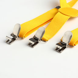 Подтяжки детские «Выбражулька», ширина 2.5 см, жёлтая