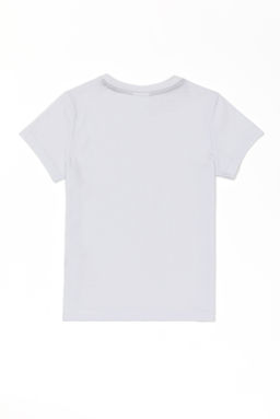 Детская белая футболка с круглым вырезом Неожиданная скидка в корзине - U.s. polo assn фото 2