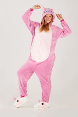 Пижама кигуруми Стич розовый