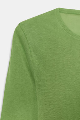 CAMISETA CROPPED SUPIMA® / Verde - Zara фото 7