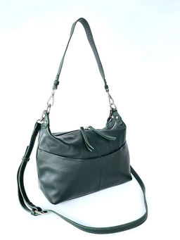 Женская кожаная сумка через плечо 0192-6