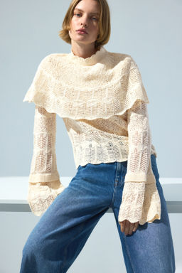 Top capa efecto encaje - H&m фото 2