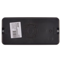ULW-K25B 6W/4000K/EMG IP65 BLACK Светильник светодиодный влагозащищенный с БАП. Белый свет (4000K). 660Лм. Размер 220*105*50мм. Корпус чёрный. ТМ Uniel