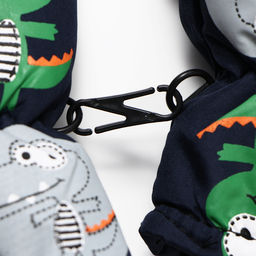 Варежки зимние детские MINAKU, тёмно-синие, 18 см