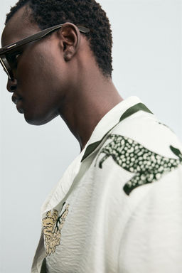 ANIMAL PRINT SHIRT - Zara фото 6