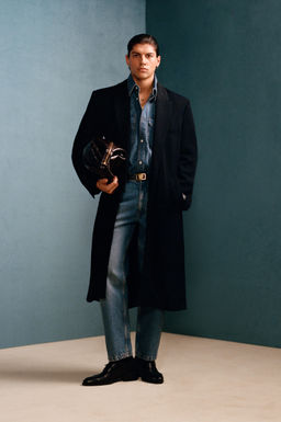 ABRIGO FLUIDO WILLY CHAVARRIA X ZARA / Marino