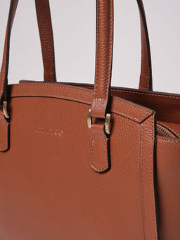 Сумка кожаная Azaro 30690 коричневый фундук