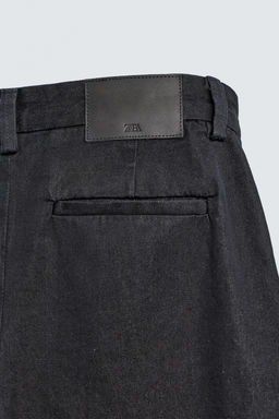 PANTAL?N CHINO DENIM PLIEGUES / ?ndigo - Zara фото 11