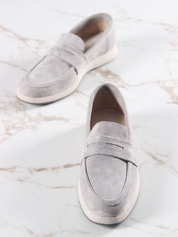 Лоферы EDART 177.1607 be. каменный замша фото 20