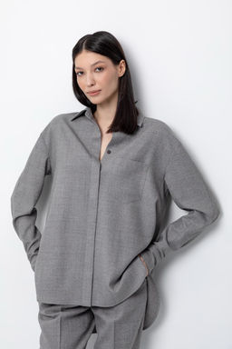 ЕТ 30005/серо-голубой меланж жакет жен