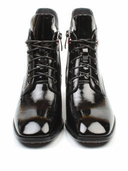 01-C1C3694-21B100M BLACK Ботинки демисезонные женские (натуральная кожа, байка) - Фабричный китай фото 29