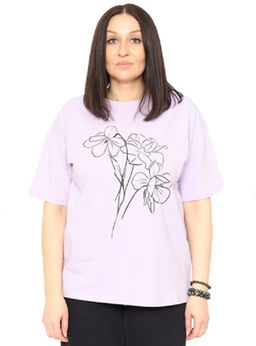 CRB wear / CSMW 60350-45 Футболка женская,лаванда/Ex.Cherubino