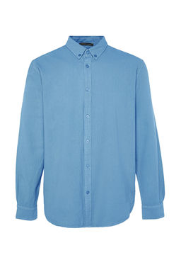 TRENDYOL MAN Haki Unisex Regular Fit %100 Pamuklu Keten Gorunumlu Fit Gomlek TMNSS23GO00099 - Trendyolmilla фото 17