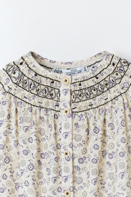 LIMITED EDITION EMBROIDERED FLORAL SHIRT - Zara фото 3