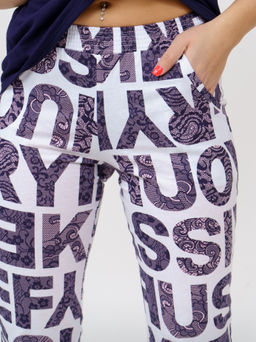 783 Пижама "Буквы/т.синие"