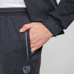 RODOS Спортивный костюм мужской весна/лето М-187 Синий/Меланж  фото 48