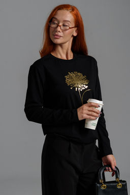 8519/1 Футболка с длинным рукавом женская