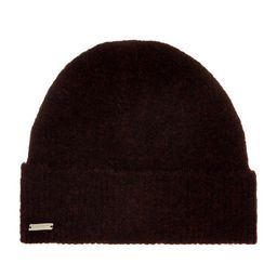 Шапка SEEBERGER арт. 18454-0 TURN-UP BEANIE (бордовый)