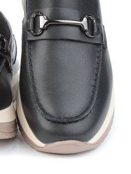 03-5952-1 BLACK Полуботинки женские (натуральная кожа)