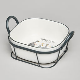 ФОРМА НА МЕТАЛ.ПОДСТАВКЕ LEFARD FAMILY FARM 26,5*21*12,5 CM