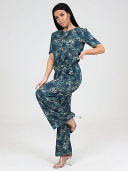 457 Домашний костюм (брюки) (Изумрудный) - А-дина фото 4