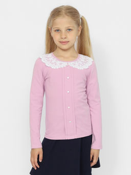 CRB wear/CWJG 63601-45 Джемпер для девочки,лаванда/Ex.Cherubino