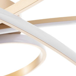 Светильник «Модес» LED 56 Вт 4000К золото 100×50×9 см BayerLux