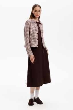 ЕВТ 3307/ретро геометрия жакет жен