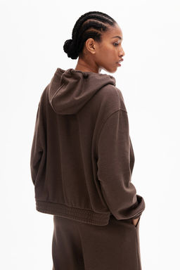 Chaqueta de punto con capucha y cremallera - H&m фото 4
