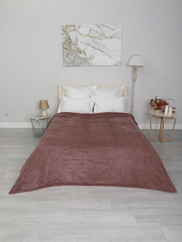 Плед Роял Плюш Пудра 150х200 - Амавес-текстиль фото 2