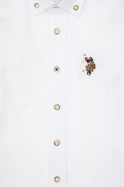 Erkek _ocuk Beyaz Uzun Kollu Basic G_mlek Sepette S_rpriz _ndirim - U.s. polo assn фото 4