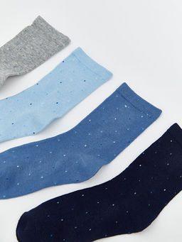 Puantiyeli Erkek ?ocuk Soket ?orap 7li