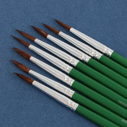 Цена за 10 шт. Кисть из волоса пони круглая № 2, ARTLAVKA (Короткая ручка)  фото 4