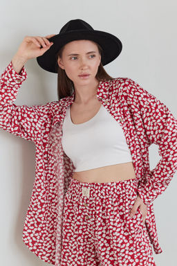 Костюм женский SET003/13/Красный, белый