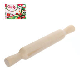 Цена за 4 шт. Скалка деревянная 30*3,8 см эконом Селфи