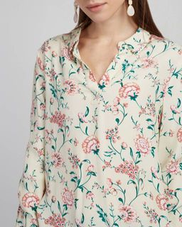 Блузка с цветочным принтом - Incity фото 5