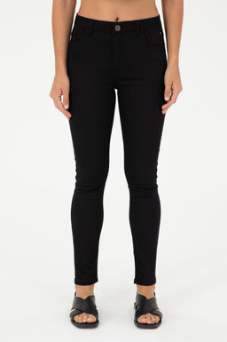 U. S. Polo Assn / Женские черные брюки из плотной ткани - U.s. polo assn фото 2