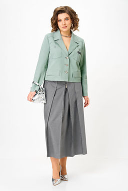Костюм Aira Style 24139 серо-зеленый