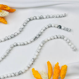 Бусины для украшений из Говлита (44 бусины)