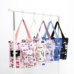 Сумка текстильная шопер на молнии, 35×8×31 см, чёрная