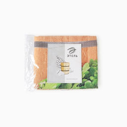 Полотенце вафельное «Этель. Люблю баньку», 70×146 см, хлопок 100%