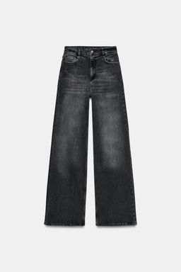 JEANS ZW COLLECTION WIDE LEG TIRO ALTO / Gris - Zara фото 5