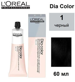 Dia color 1. Черный краска-блеск без аммиака, 60 мл Loreal