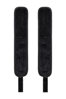 Поножи Anonymo #0157, полиэстер, черно-серебристый, 28,5 см