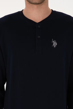 Erkek Lacivert Pijama Tak_m_ Sepette S_rpriz _ndirim - U.s. polo assn фото 6