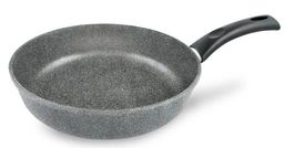 Сковорода Каменная Серый гранит несъемная ручка, 26 см - Нева металл посуда фото 3