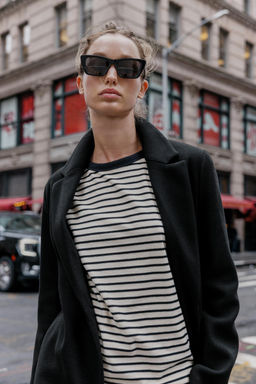 STRIPED LONG SLEEVE T-SHIRT - Zara фото 3