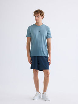 Bisiklet Yaka Erkek Spor Ti??rt