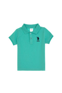Erkek Bebek Mint Basic Polo Yaka Ti__rt Sepette S_rpriz _ndirim