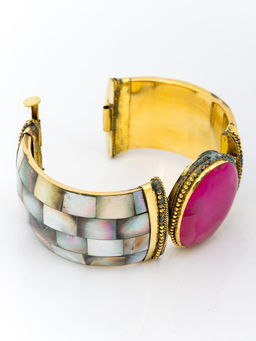 Украшение Браслет с перламутром №509/4 - Ганг фото 3